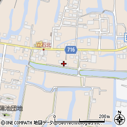 福岡県柳川市立石521周辺の地図