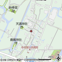 福岡県柳川市東蒲池893周辺の地図