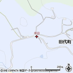 牟田周辺の地図
