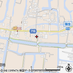 福岡県柳川市立石523周辺の地図