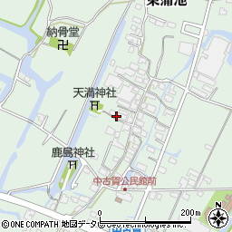 福岡県柳川市東蒲池894周辺の地図
