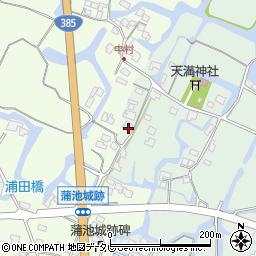 福岡県柳川市東蒲池1314周辺の地図