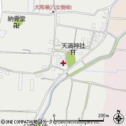 福岡県八女市川犬犬馬場651周辺の地図