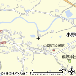 長崎県佐世保市小野町周辺の地図