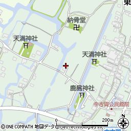 福岡県柳川市東蒲池1230周辺の地図