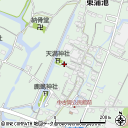 福岡県柳川市東蒲池896周辺の地図