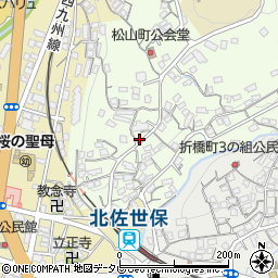 長崎県佐世保市松山町13-2周辺の地図