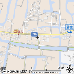 福岡県柳川市立石523-1周辺の地図