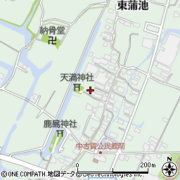 福岡県柳川市東蒲池922周辺の地図