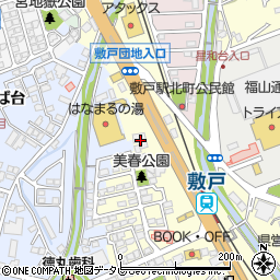 カーセブンしきど駅前店周辺の地図