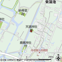 福岡県柳川市東蒲池1248周辺の地図