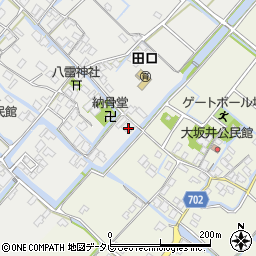 福岡県大川市三丸172周辺の地図