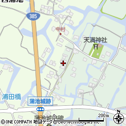 福岡県柳川市東蒲池1312周辺の地図