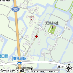 福岡県柳川市東蒲池1309周辺の地図