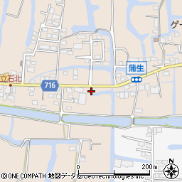 福岡県柳川市立石535周辺の地図