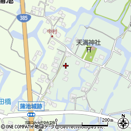 福岡県柳川市東蒲池1310周辺の地図