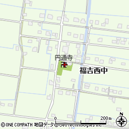 佐賀県杵島郡白石町福吉西中周辺の地図