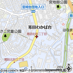 寒田北町二丁目周辺の地図