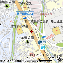 敷戸駅前周辺の地図