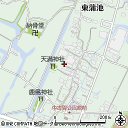 福岡県柳川市東蒲池900周辺の地図