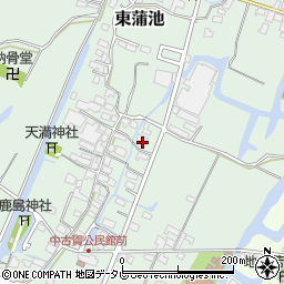福岡県柳川市東蒲池476周辺の地図