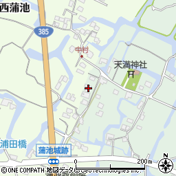 福岡県柳川市東蒲池1311周辺の地図