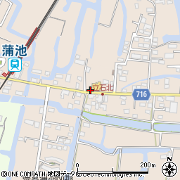 福岡県柳川市立石558-2周辺の地図