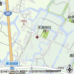 福岡県柳川市東蒲池1302周辺の地図