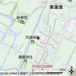 福岡県柳川市東蒲池912周辺の地図