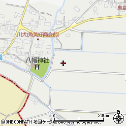 福岡県八女市川犬周辺の地図