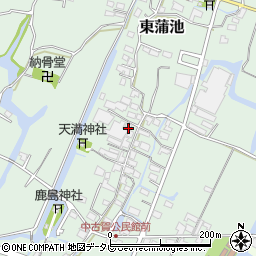 福岡県柳川市東蒲池907周辺の地図