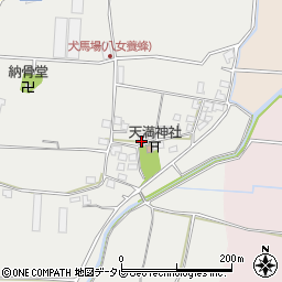 福岡県八女市川犬犬馬場620周辺の地図