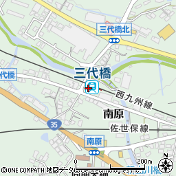 三代橋駅周辺の地図