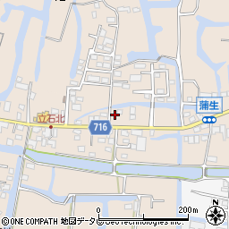 福岡県柳川市立石541-12周辺の地図