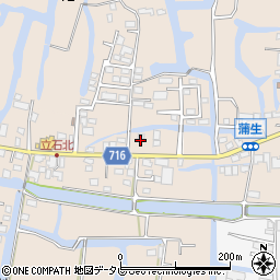 福岡県柳川市立石541周辺の地図