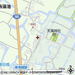 福岡県柳川市東蒲池1297周辺の地図