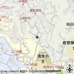 長崎県佐世保市梅田町70周辺の地図