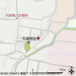福岡県八女市川犬犬馬場632周辺の地図