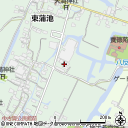 福岡県柳川市東蒲池480-1周辺の地図