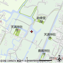 福岡県柳川市東蒲池1256周辺の地図