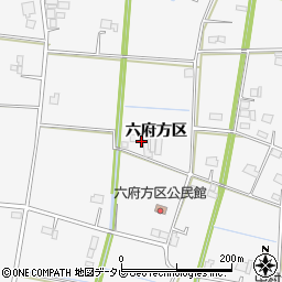 佐賀県杵島郡白石町六府方区周辺の地図