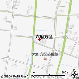 佐賀県白石町（杵島郡）六府方区周辺の地図