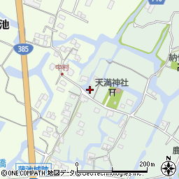 福岡県柳川市東蒲池1284周辺の地図
