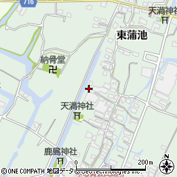 福岡県柳川市東蒲池916周辺の地図