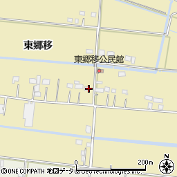 佐賀県白石町（杵島郡）東郷移周辺の地図