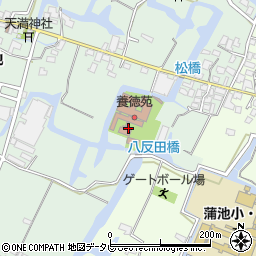 福岡県柳川市東蒲池257周辺の地図