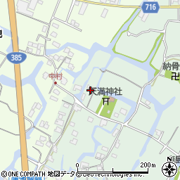 福岡県柳川市東蒲池1285周辺の地図