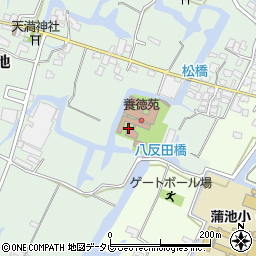 福岡県柳川市東蒲池259周辺の地図