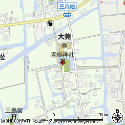 福岡県三潴郡大木町三八松777周辺の地図
