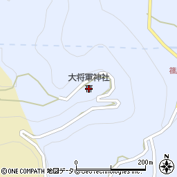 大将軍神社周辺の地図